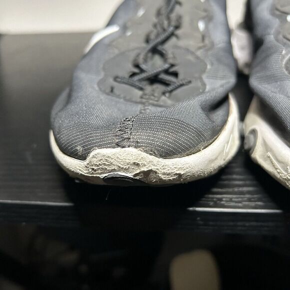 Nike React Element 55 Black Athletic Running Shoes Sneakers BQ6166-003 Mens 12 - Picture 4 of 9